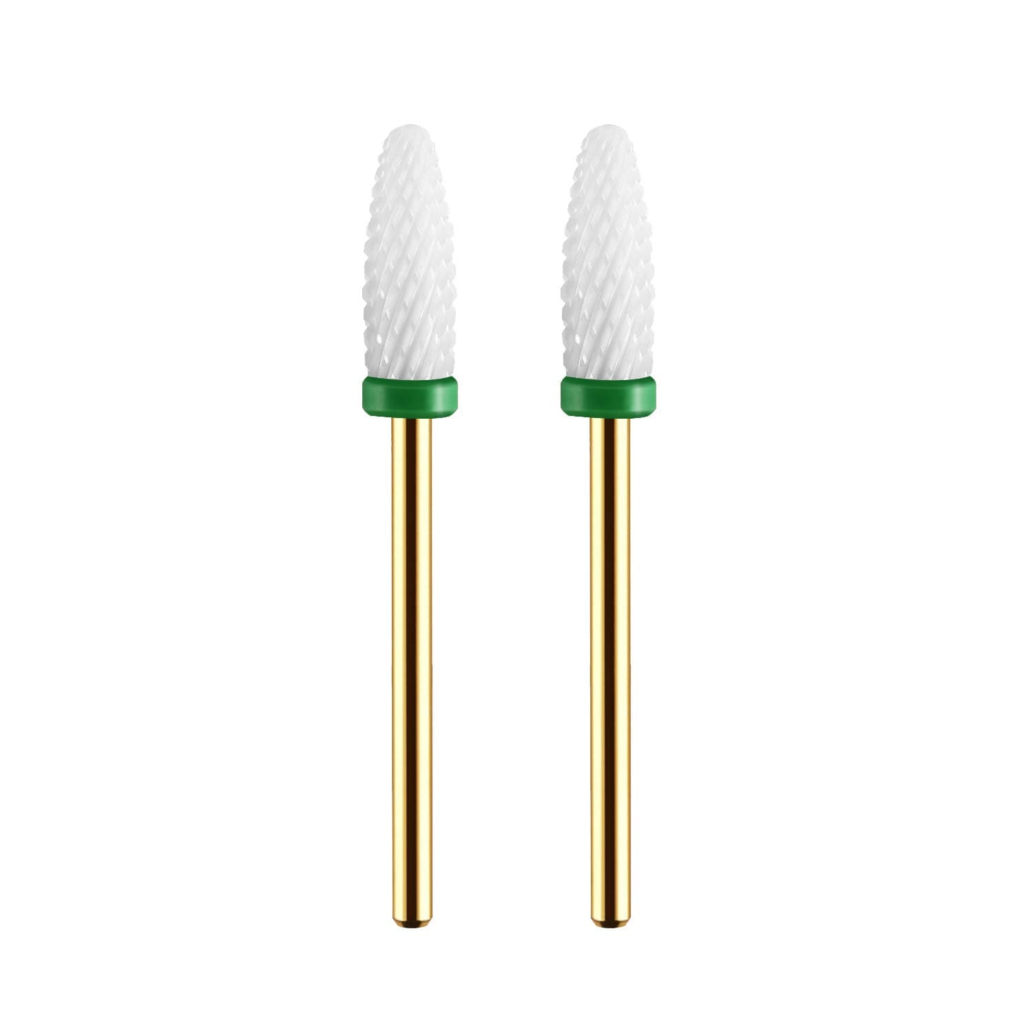 JCMASTER&reg; Premium Nagelfr&auml;ser Aufs&auml;tze Keramik, 2.35mm Bits Grob Kegel Geln&auml;gel Acryl Manik&uuml;re, Pedik&uuml;re, Hornhaut Nagelmodellagen Profi Schleifk&ouml;rper Inkl Halterung 