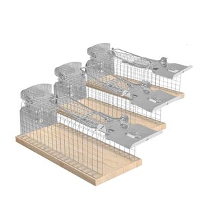 RatzFatz 3X Mausefalle Lebendfalle Groß ?Inkl Ebook? Effektiv, Robust –Outdoor 