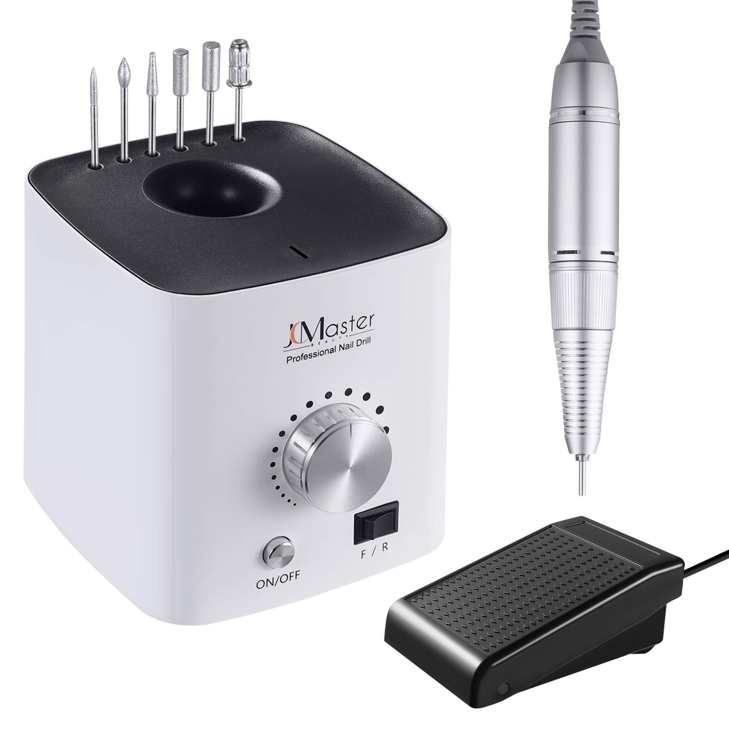 JCMaster Professioneller Nagelfr&auml;ser 30.000 U/min Verbesserte Elektrische Nagelfeile f&uuml;r Nagelpflege, leistungsstarke Manik&uuml;re Pedik&uuml;re Ger&auml;t zur Entfernung von Nagellack/N&auml;gelgel/Nagelhaut 