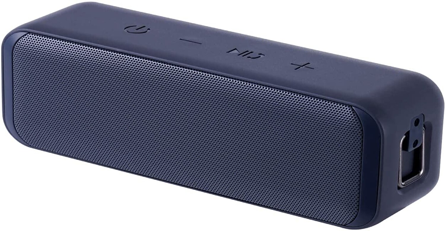 Aukey SK-A2GRE, graue Farbe, tragbarer Bluetooth Lautsprecher, kabelloser Lautsprecher mit kraftvollem Stereo Sound und tiefem Bass, TWS Pairing Unterst&uuml;tzung, IP67 Wasser und Staubschutzklasse f&uuml;r Zuhause, Partys, Reisen 