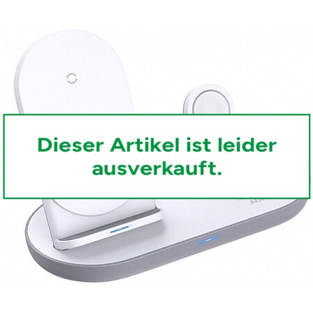 Aukey LC-A3-Whi Aircore Wireless Charger 15W Weiß, Kabelloses Laden, Drahtloses Ladegerät Qi 