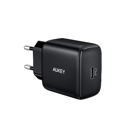 AUKEY PA-R1-Bla Ladegerät MINI USB C 20 W, schwarze Farbe 