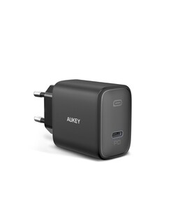 AUKEY Swift Charger USB C 3.0, 20W Power Delivery Schnellladegerät, Schwarz 