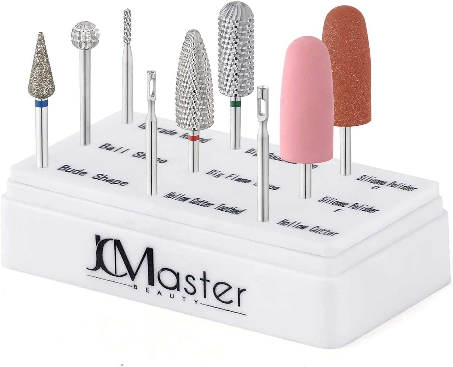 15-teiliger Nagelfräser Aufsatz-Set – Diamant & Wolframkarbid Bits Für Gel- & Acrylnägel