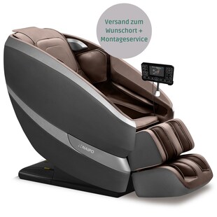 Aspria Massagesessel, Tai Chi Massagestuhl für Ganzkörpermassage mit Wärmetherapie, Meister für Nacken- und Schultermassage, für Zuhause, Hotels, Salons, Büros verwenden  (Brau mit Aufbauservice) 