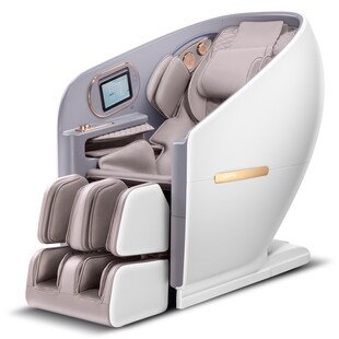 NAIPO 4D HIGH-END MASSAGESESSEL, RAUMKAPSEL-DESIGN, INTEGRIERTES TABLET, S80 Weiss 