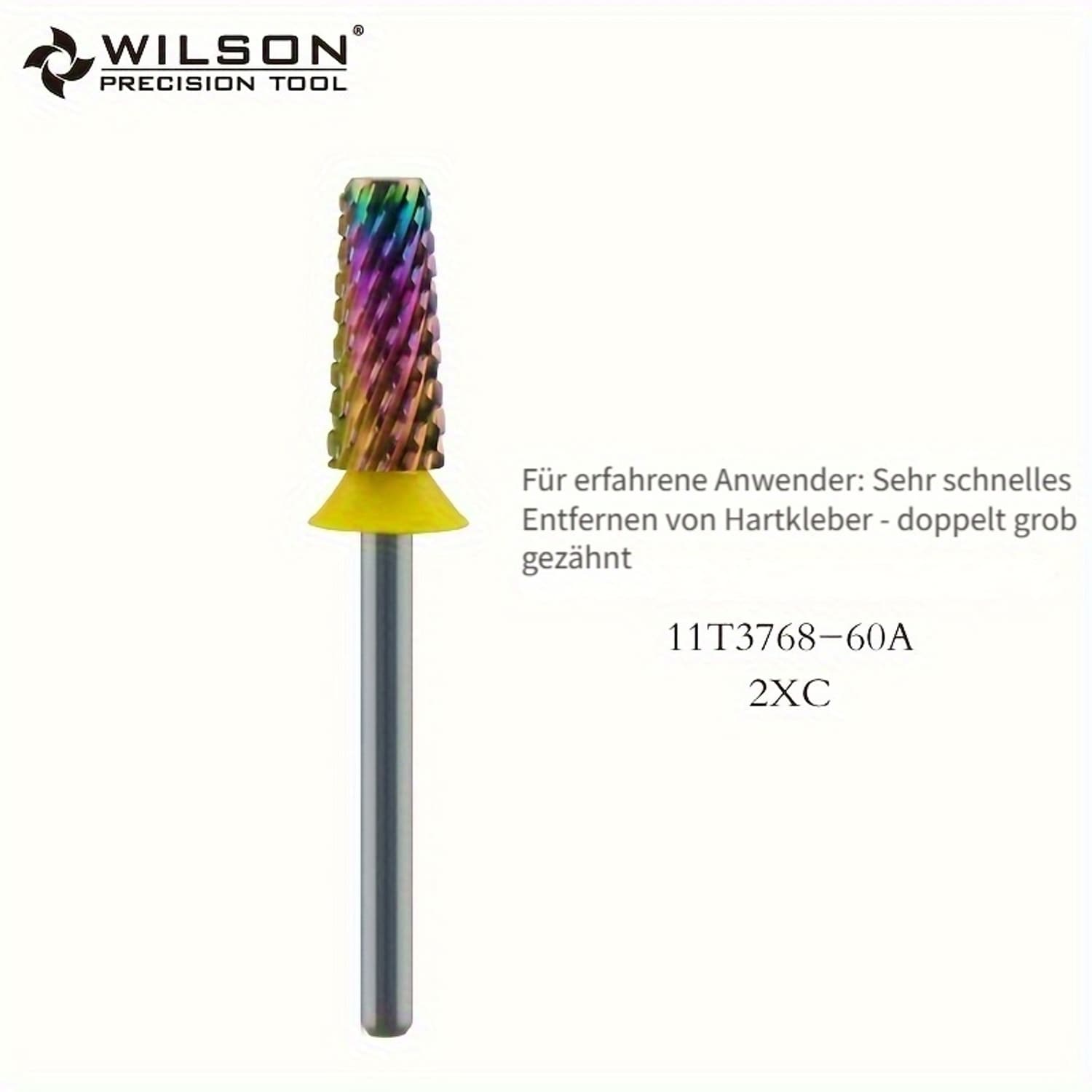 Wilson&nbsp;5.35mm&nbsp;Professionelle&nbsp;Nagelschleifk&ouml;pfe&nbsp;Konische&nbsp;flache&nbsp;Nageldrille&nbsp;gerader&nbsp;Nagelbohrer 