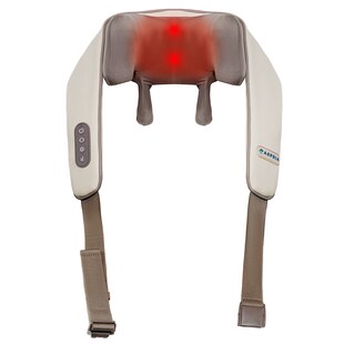 Aspria 5D Shiatsu Nackenmassagegerät mit Wärme, wiederaufladbar, Tragbares Schultermassagegerät für Nacken, Schulter, Rücken, Beine und Ganzkörpermassage, Geschenk für Frauen Männer Freunde Familie 