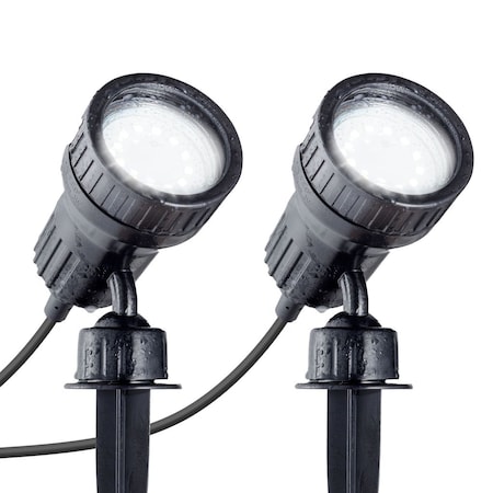 2er Set LED Garten-Strahler 3W bestellen bei Erdspieß online Marktkauf GU10 warmweiß IP44