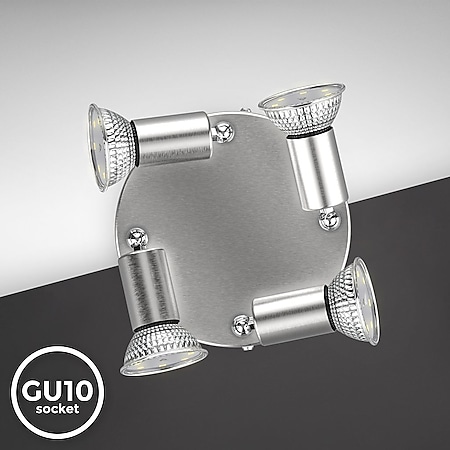 LED Deckenleuchte Spotlampe 4x GU10 3W bei Marktkauf online bestellen