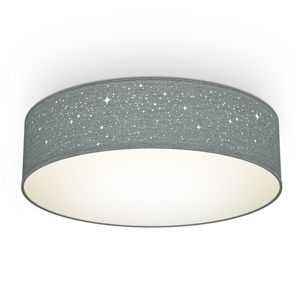 Deckenleuchte, grau, 2xE27 max. 40W exkl. 