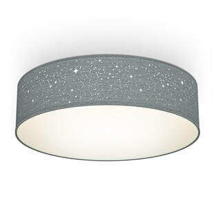 Deckenleuchte, grau, 2xE27 max. 40W exkl. 