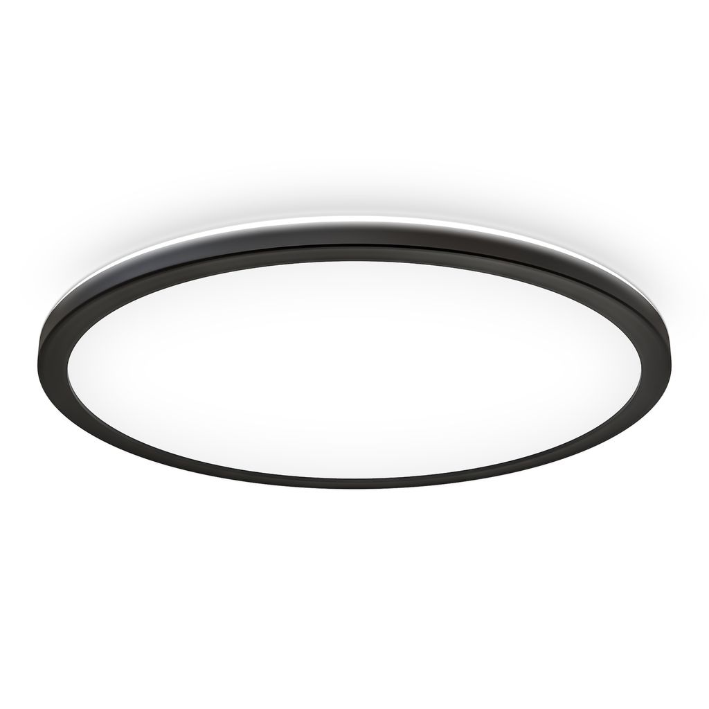 Ultraflaches LED Panel mit LED Backlight,schwarz, 1xLED/22W 