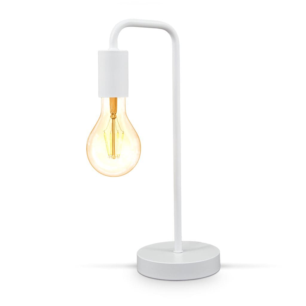 Tischleuchte, wei&szlig;, 1x/E27 / max. 10W exkl. 