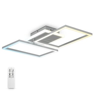 CCT LED Wand- und Deckenleuchte,chrom-alu, LED/40W 