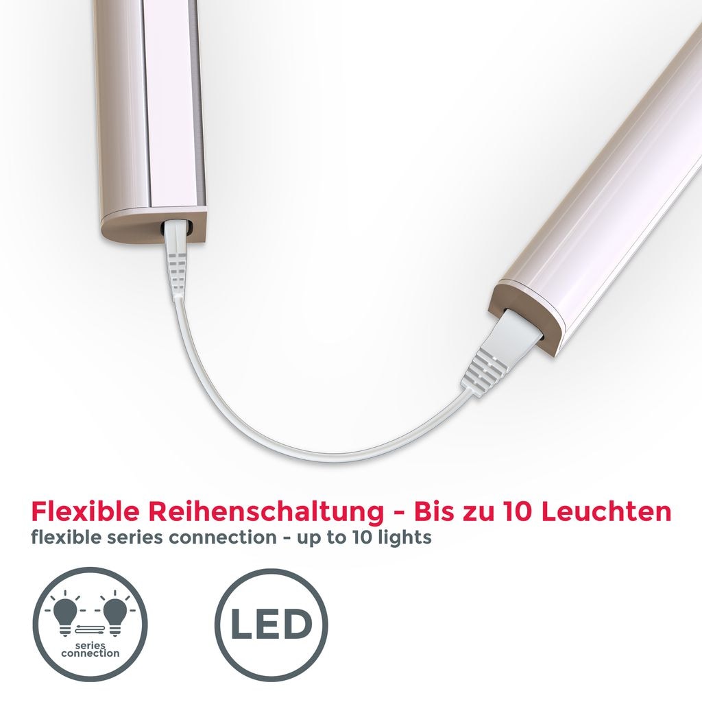 LED Unterbauleuchte, wei&szlig;, LED/8W, 2er-Set 