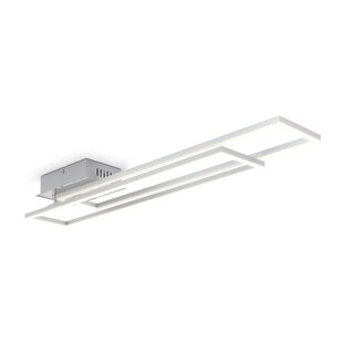 LED Wand- und Deckenleuchte,chrom-alu, LED/40W 