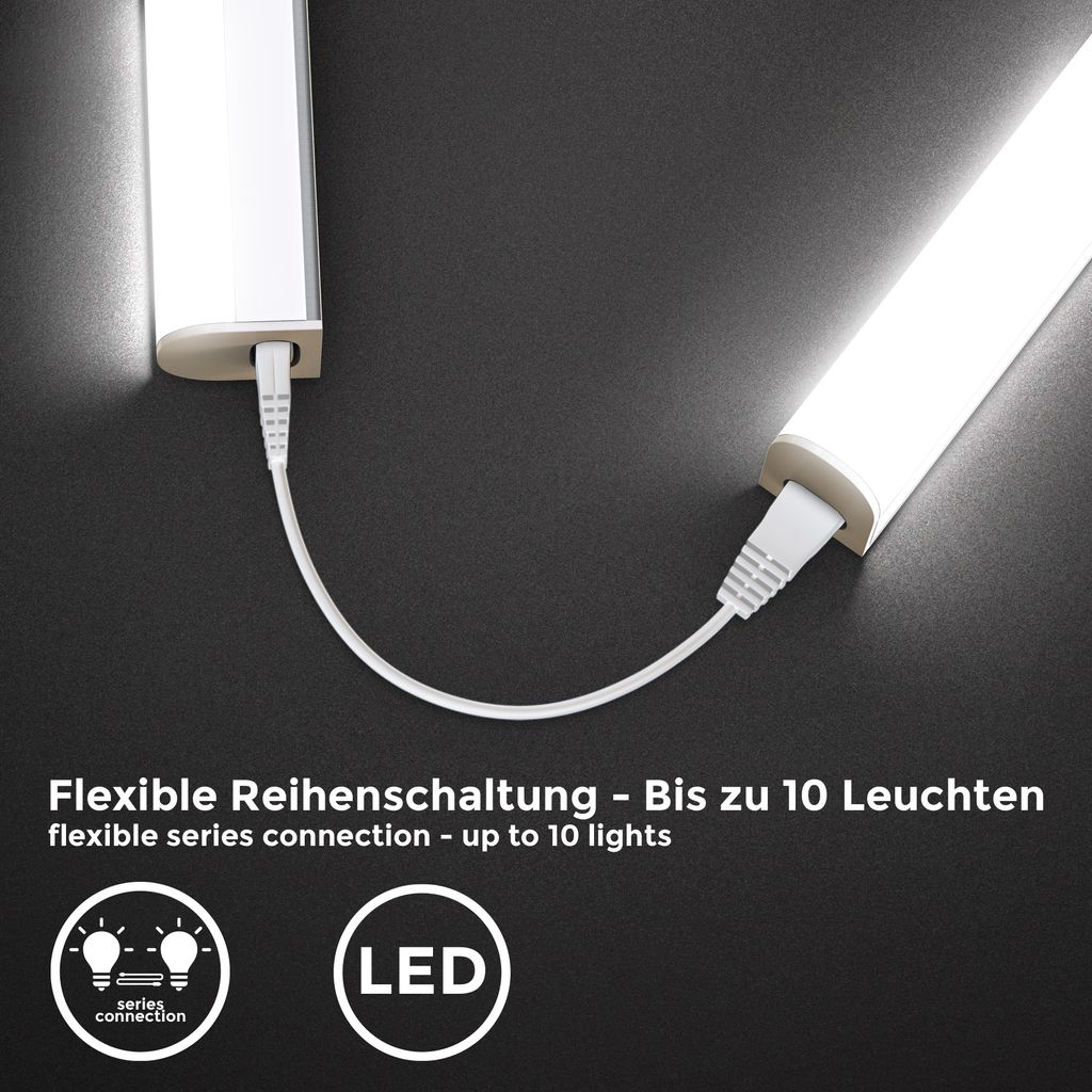 LED Unterbauleuchte, wei&szlig;, LED/15W, 2er-Set 