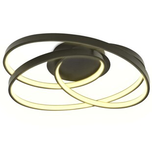 LED Deckenleuchte, schwarz, LED/35W 