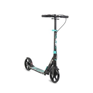 Byox Kinderroller Spooky klappbar, bis 100 kg, Bremse, Stoßdämpfer vorne, ABEC-7 in türkis 