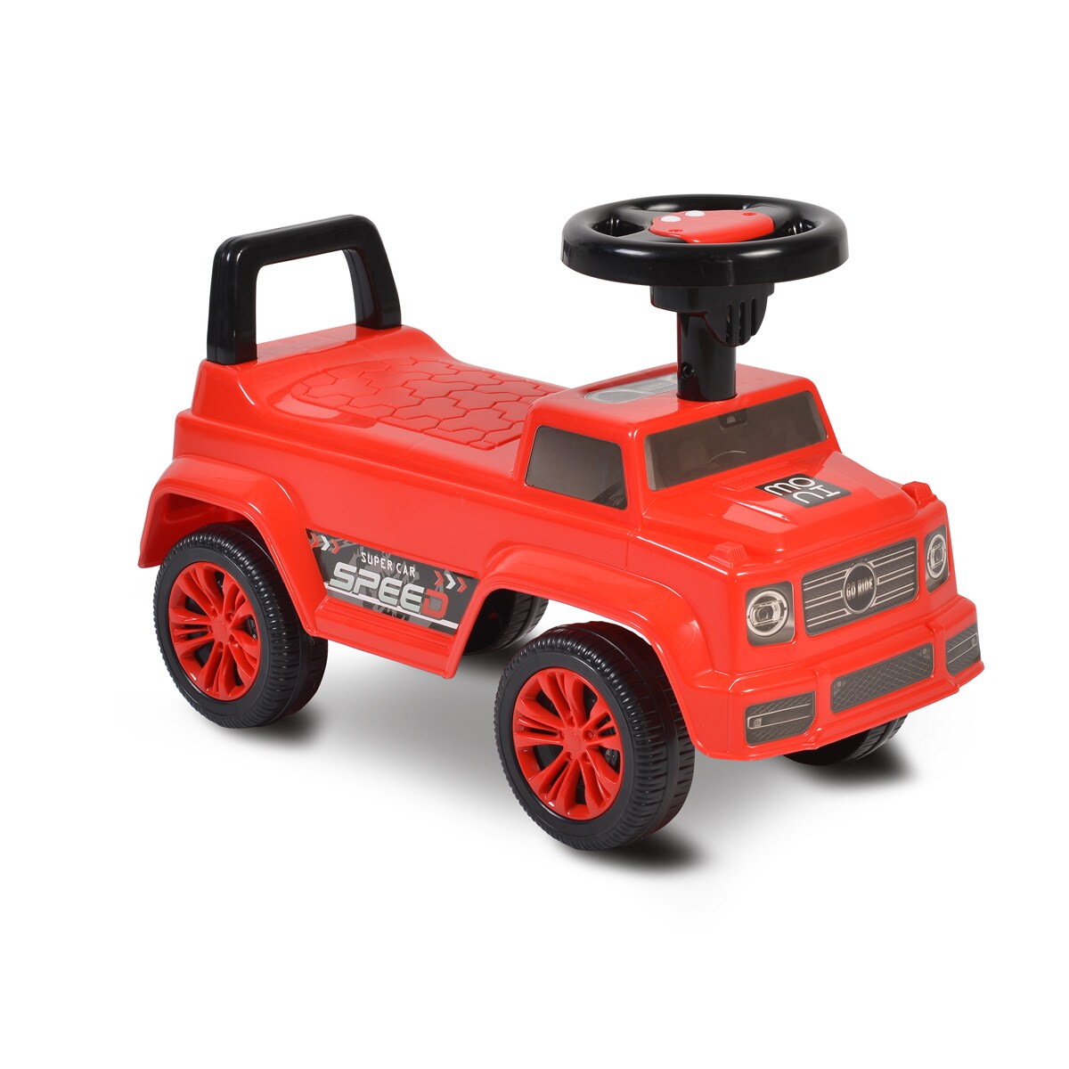 Moni Rutschauto Kinderauto Speed JY-Z12 Musikfunktion, ab 18 Monaten, max. 25 kg in rot 