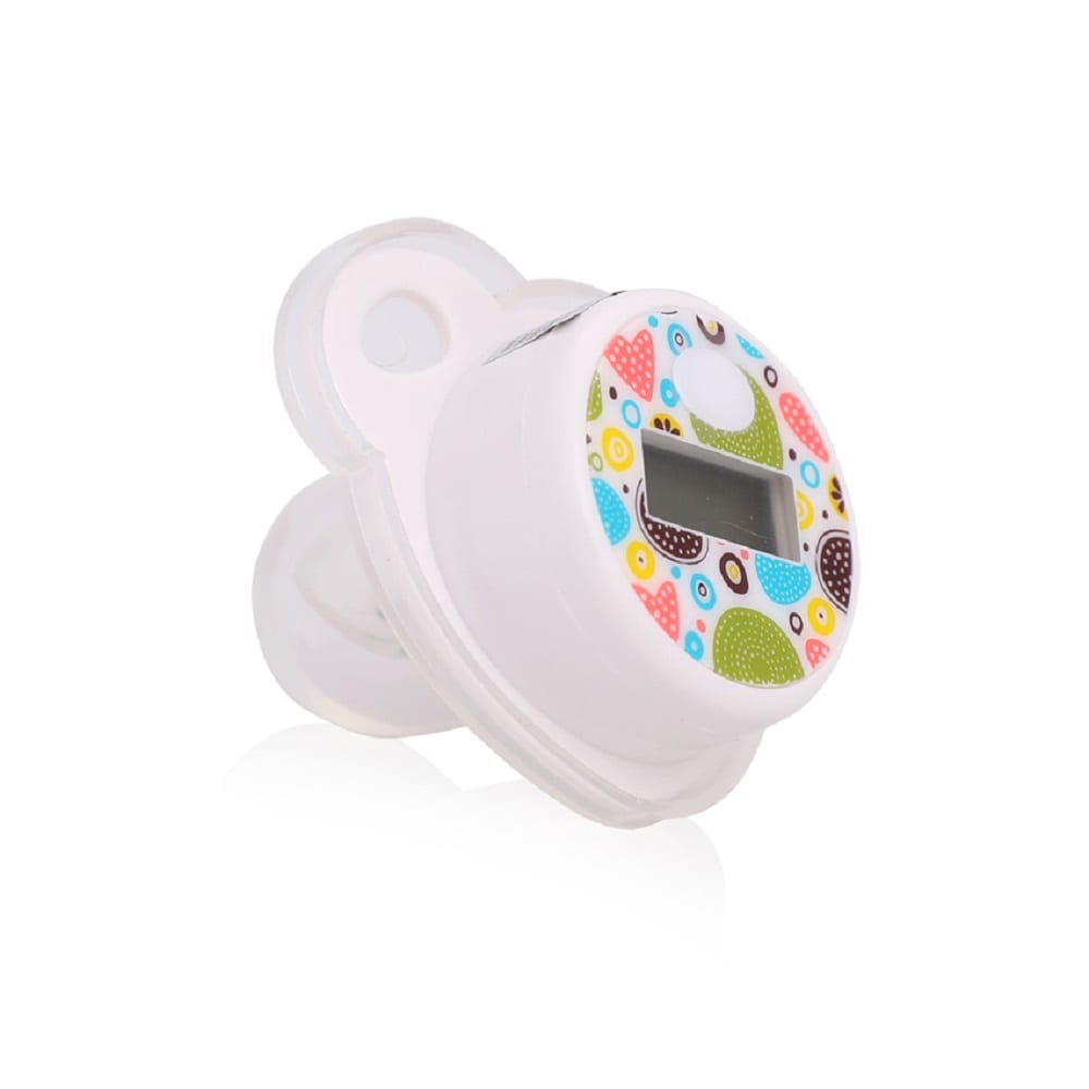 Lorelli Baby Schnuller-Thermometer 0+ digital LCD-Display Messwertspeicher wei&szlig; 