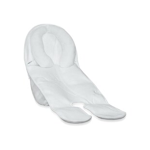 Lorelli Autositzunterstützung Easy Travel Sitzauflage waschbar Kissen ab Geburt weiß 