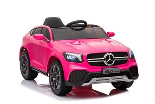 ES-Toys Kinder Elektroauto Mercedes GLC pink, Kunstledersitz, EVA-Reifen 
