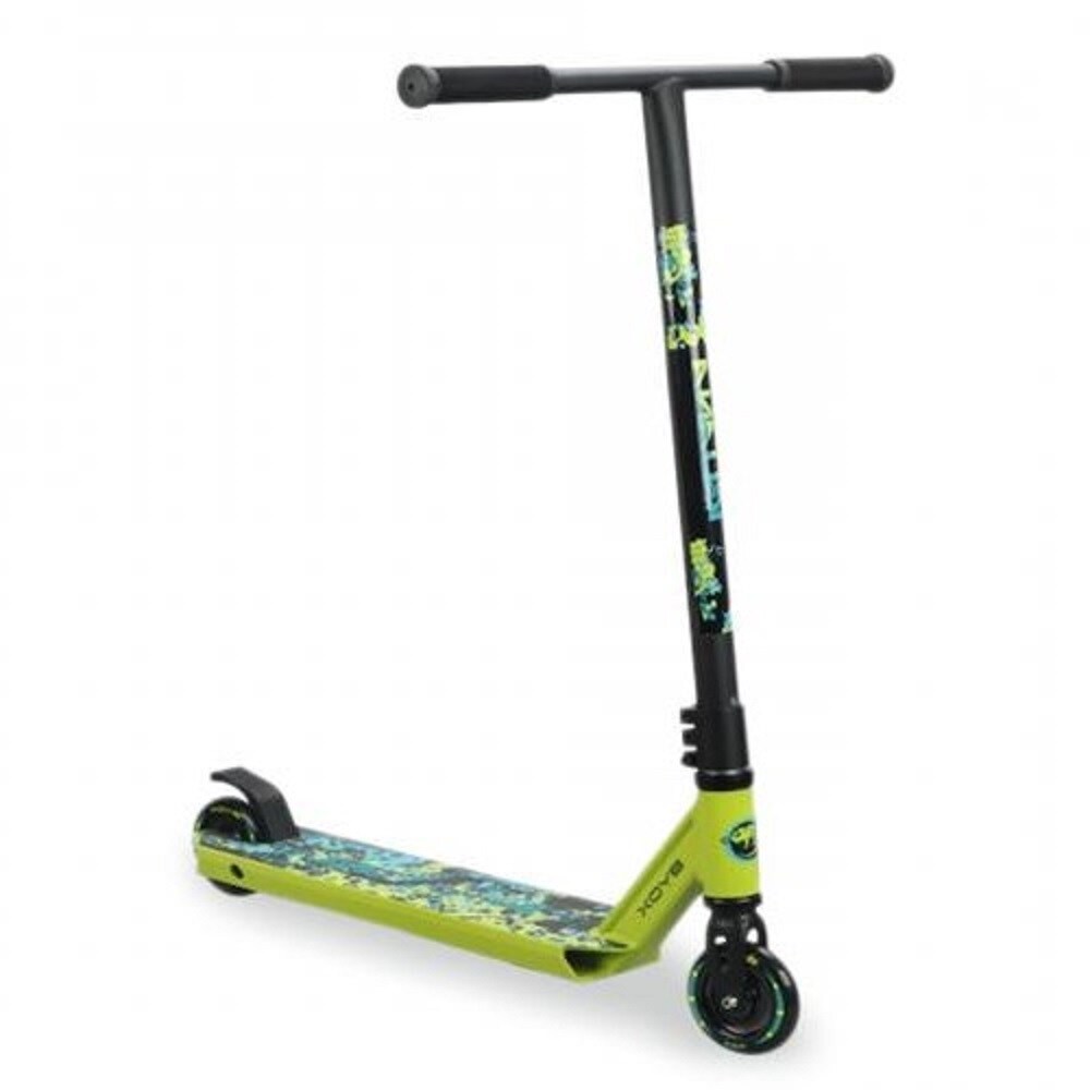 Byox Kinderroller Leguan PU-R&auml;der ABEC-9 Lager TPR-Griffe Aluminium max 100 kg gr&uuml;n 