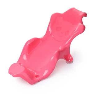 Moni Baby Badewannenliege Turtle Wannenauflage, Gummifüße, ab Geburt, rutschfest rosa 