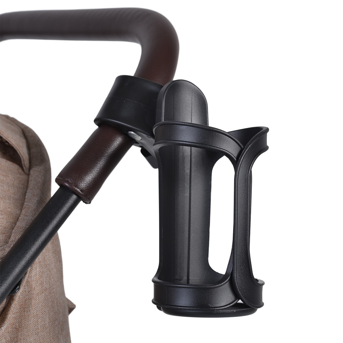 Moni universal Flaschenhalter f&uuml;r alle Kinderwagen, f&uuml;r Babyflaschen und Becher schwarz 