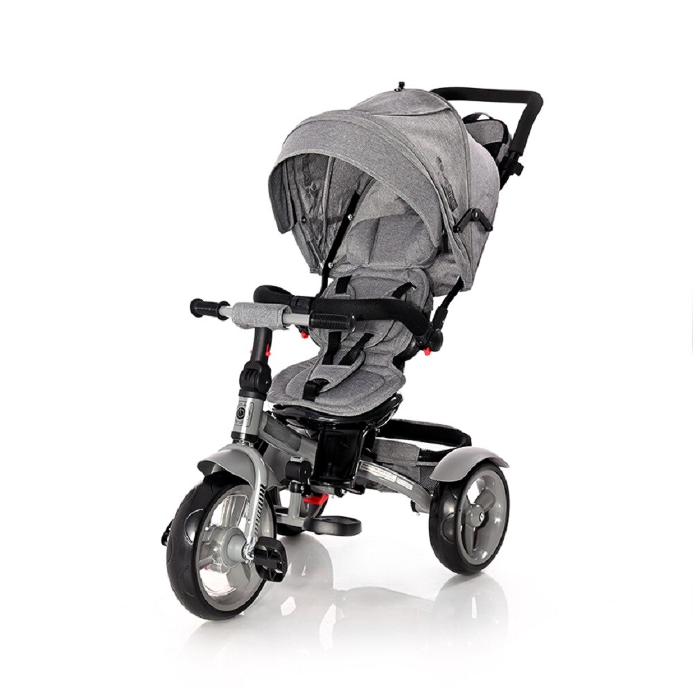 Lorelli Tricycle Neo 4 in 1 EVA-Reifen, Schiebestange, Sitz drehbar, verstellbar dunkelgrau 