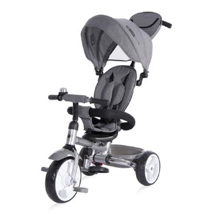 Lorelli Dreirad Moovo EVA-Reifen faltbar Lenkstange Becherhalter verstellbar hellgrau 