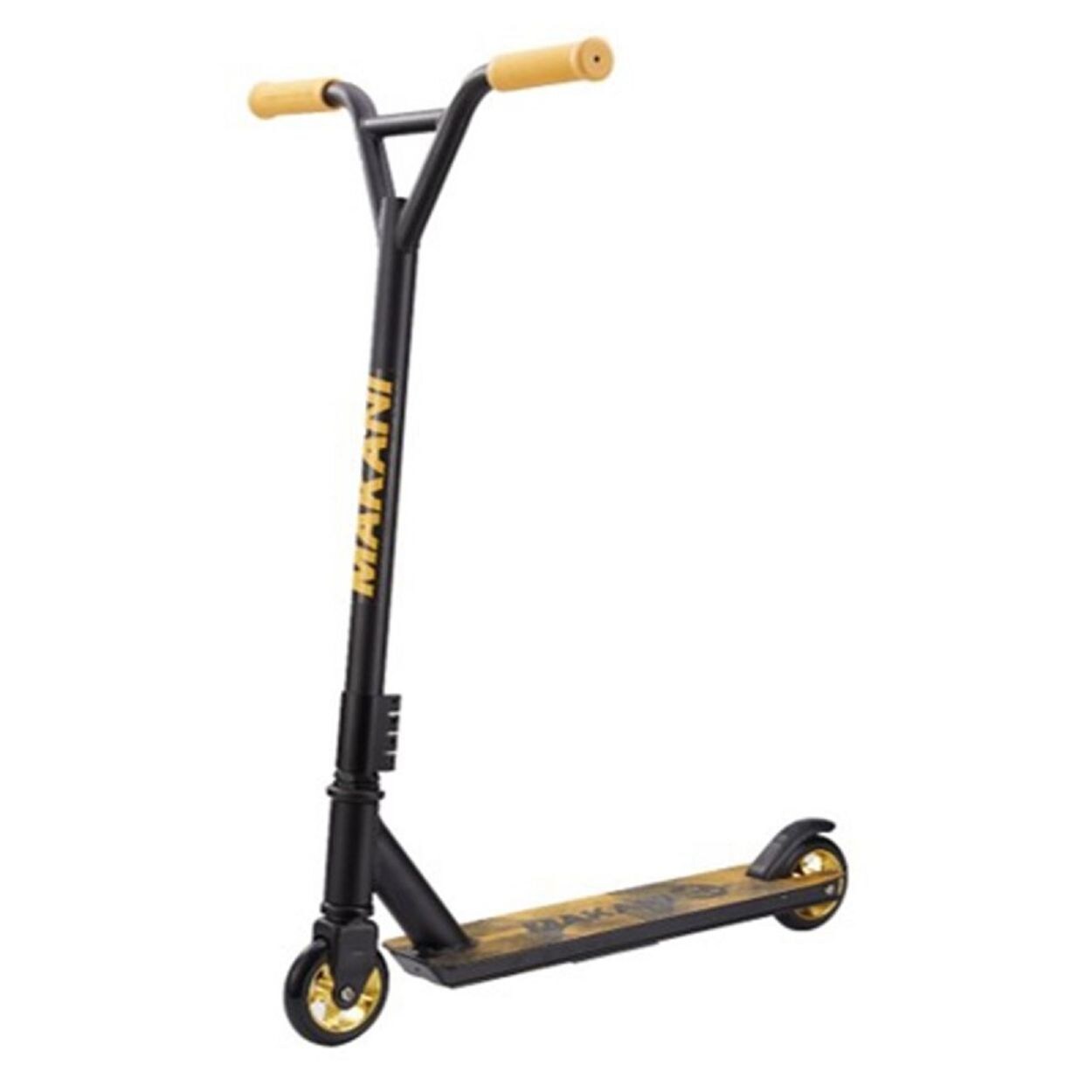 Scooter Gord, 88A PU-Räder, Griff 360° drehbar, Hinterradbremse, ABEC7 gelb