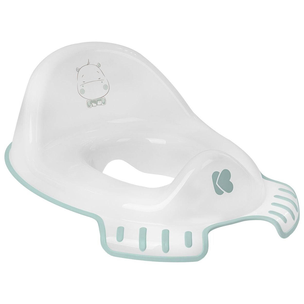 Kikkaboo, Toilettenaufsatz Hippo Toilettensitz, anatomische Form, Spritzschutz grün