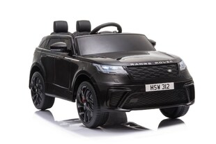 ES-Toys Kinder Elektroauto Range Rover Velar EVA-Reifen Stoßdämpfer Scheinwerfer schwarz 