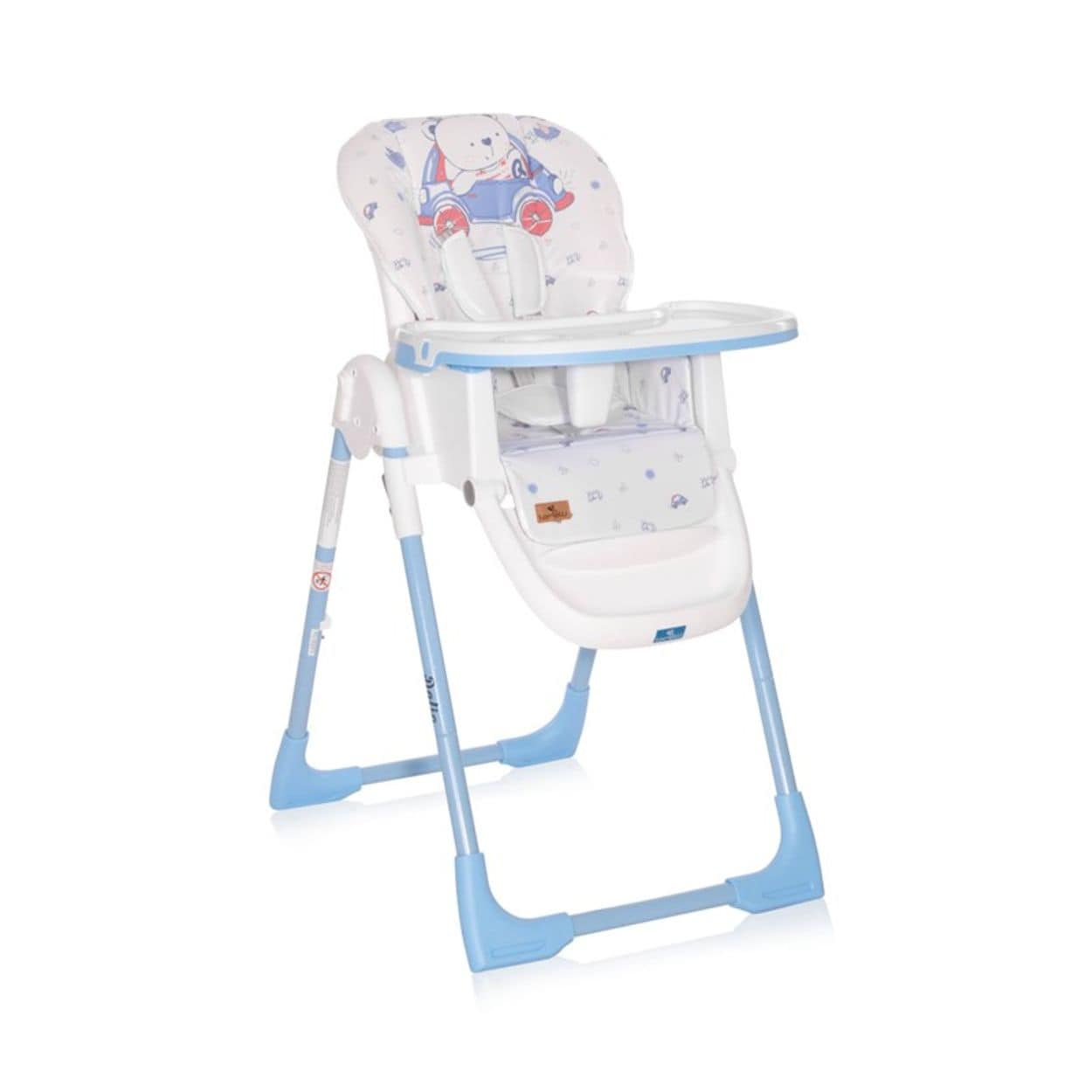 Lorelli Kinderhochstuhl Dalia klappbar, Sitz und Fu&szlig;st&uuml;tze mehrfach verstellbar blau 