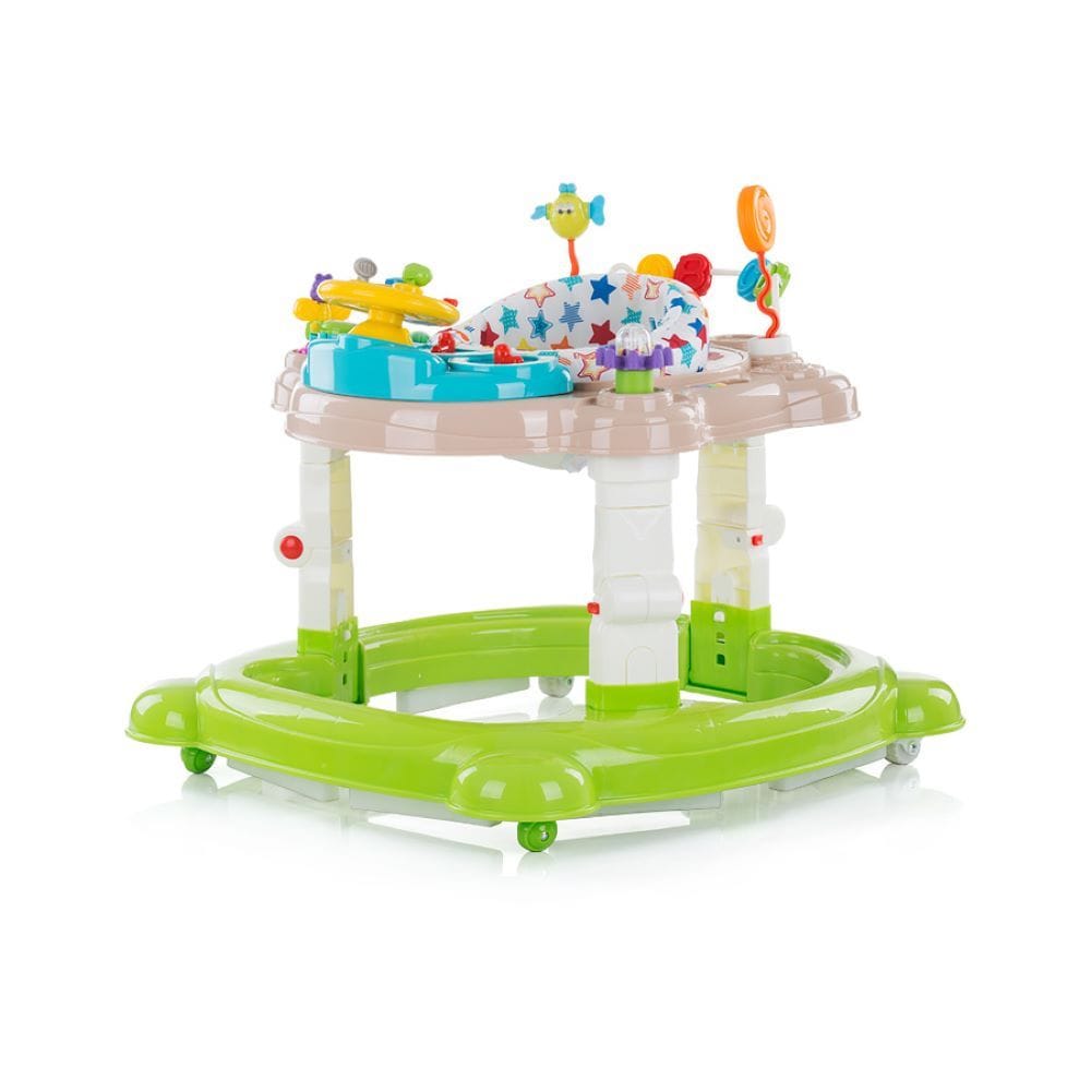 Chipolino Lauflernwagen 4 in 1 Joya Lux, Hopser, Wippe, Activitycenter, Stopper gr&uuml;n 