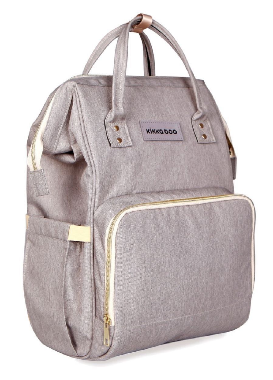 Kikkaboo Wickeltasche Siena, Rucksack, Wickelunterlage, Griffl&auml;nge einstellbar beige 