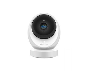 Kikkaboo Babyphone Babykamera Lua, 360° Drehung, Wi-Fi/Lan Kamera, Nachsicht weiß 