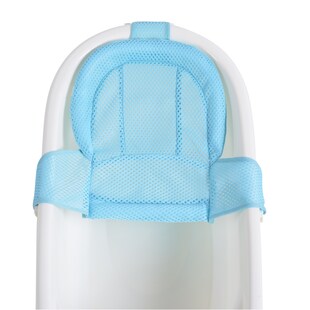 Moni Baby Badewannen Netz Goldy, Badewanneneinsatz, ab Geburt, Kunststoff Clips hellblau 