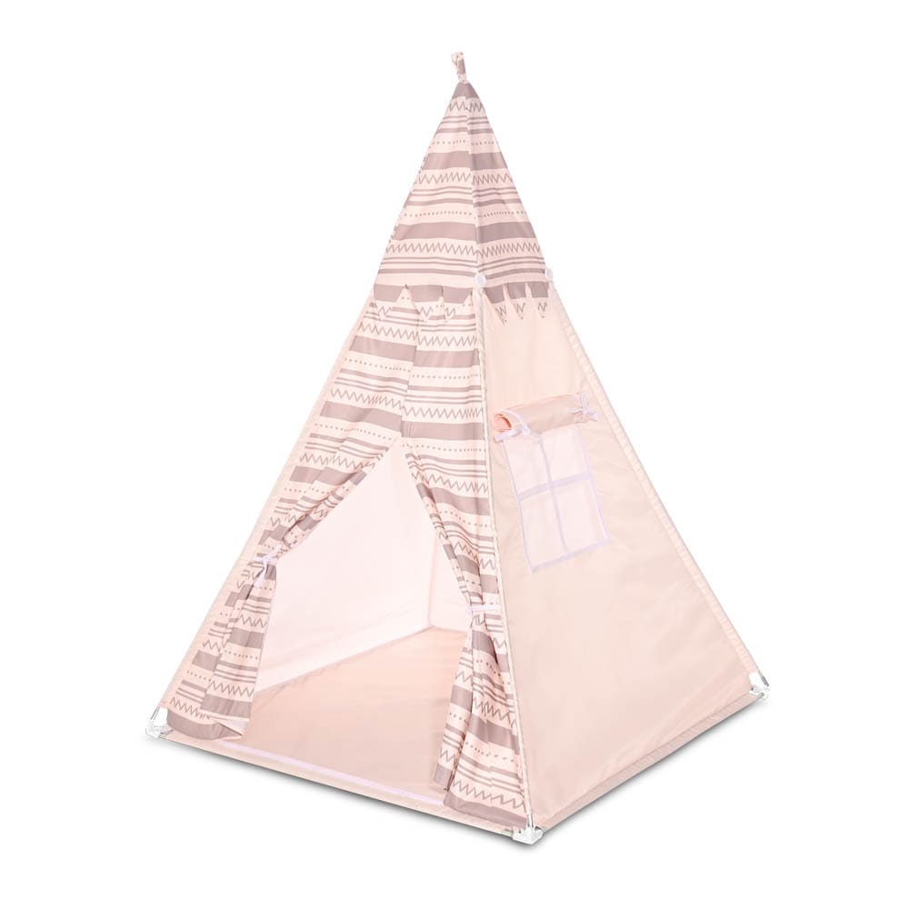 Lorelli Kinderspielzelt Krabbeldecke Netzfenster T&uuml;ren zum &Ouml;ffnen und Schlie&szlig;en beige 