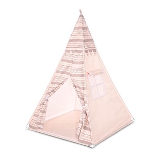 Lorelli Kinderspielzelt Krabbeldecke Netzfenster Türen zum Öffnen und Schließen beige 