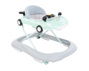 Kikkaboo Lauflernhilfe Car, faltbar, 3-fach höhenverstellbar, Spielcenter, Licht grün 