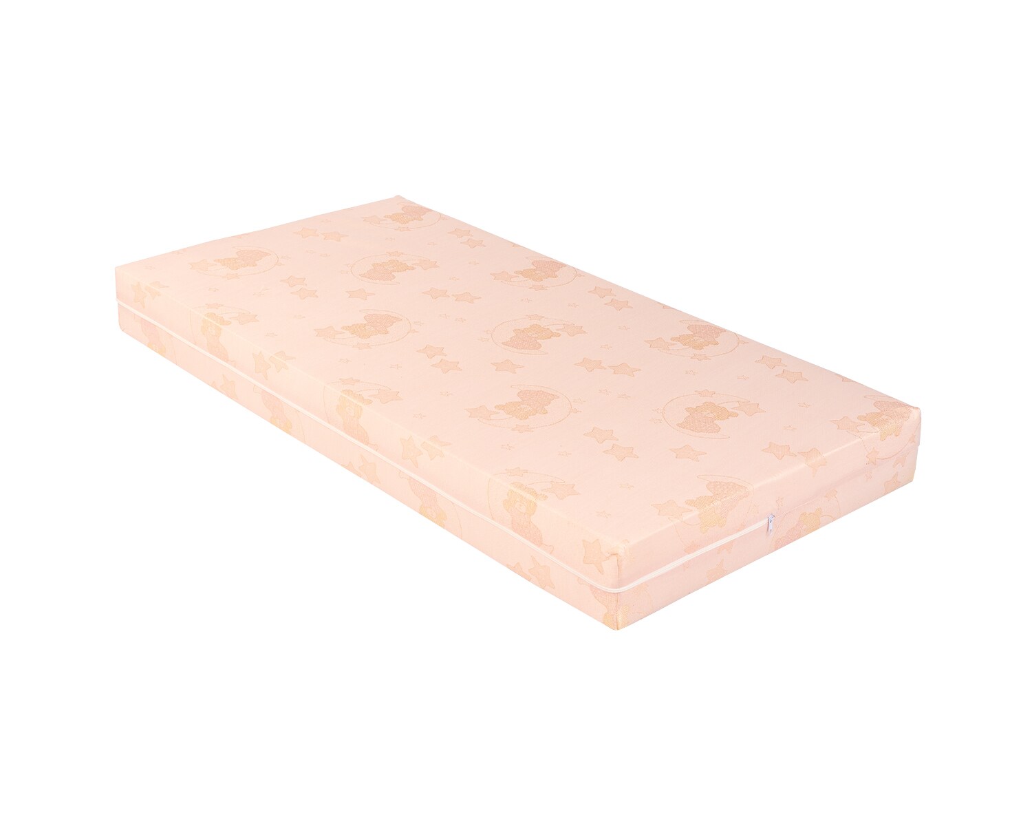 Kikka boo Babybett-Matratze extra Comfort 120 x 60 x 12 cm, Bezug abnehmbar pink 