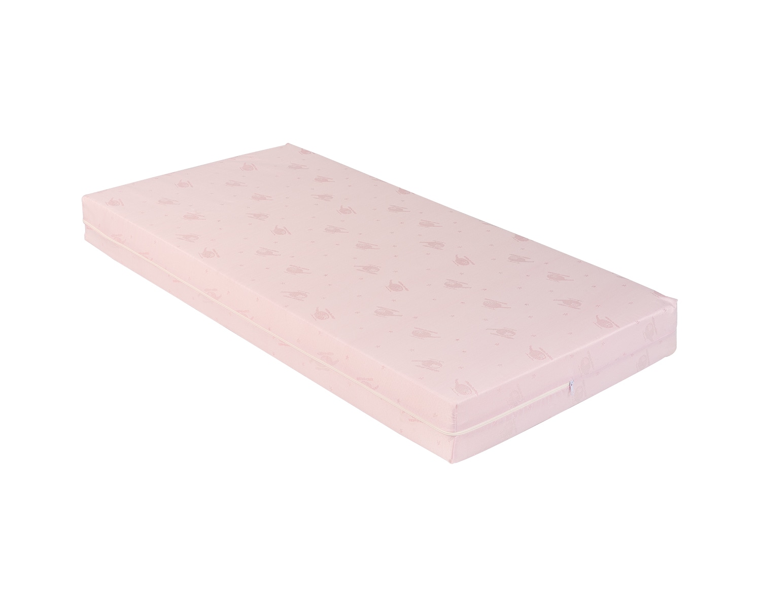 Kikka boo Babybett Matratze Extra Comfort 120 x 60 x 8 cm Bezug abnehmbar rosa 