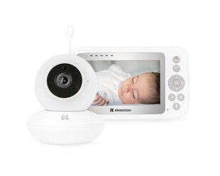 Kikkaboo Babyphone Aneres FHSS-Technologie, Schlaflieder, Nachtsicht, Alarm weiß 