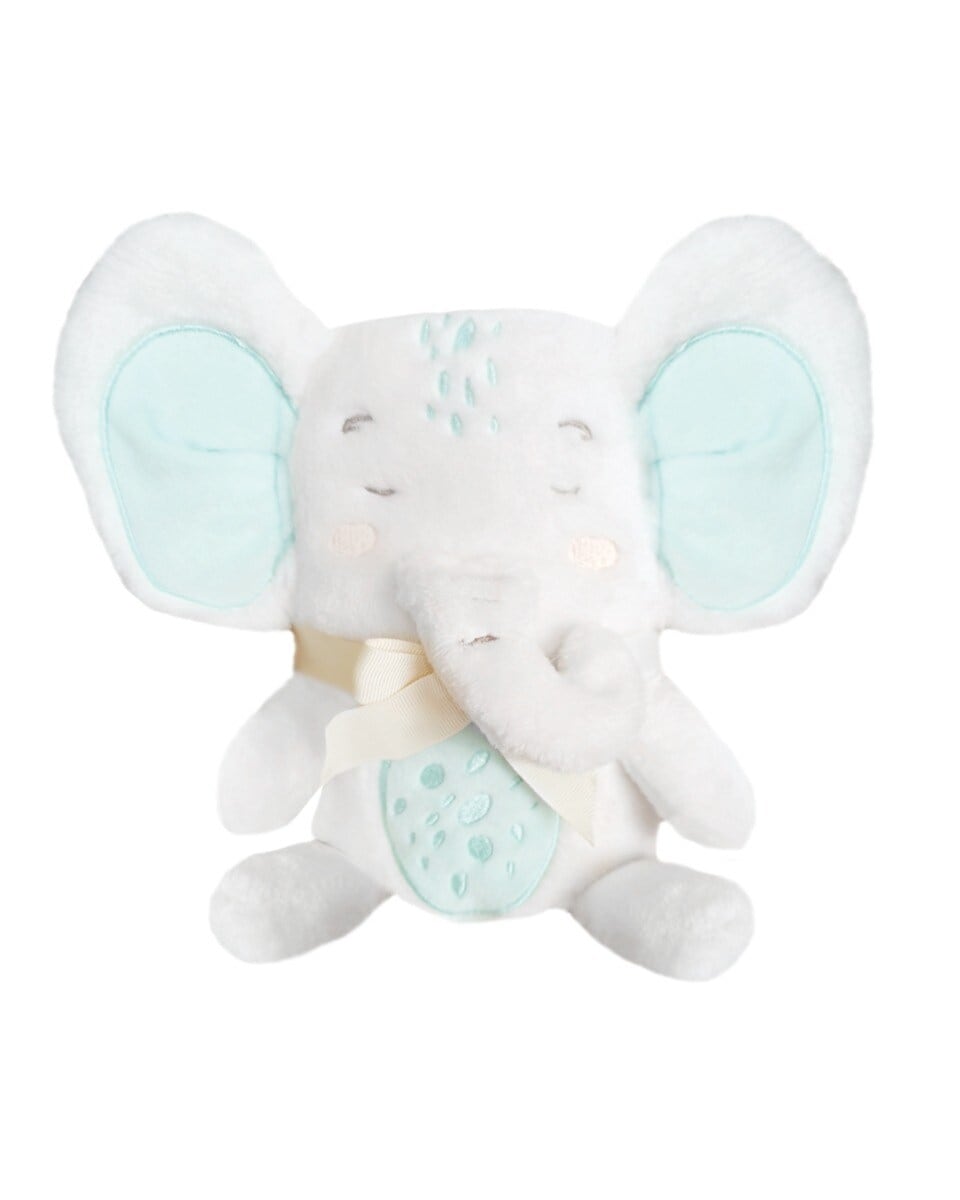 Kikkaboo Babydecke Fleece 3D Tierstickerei, Gr&ouml;&szlig;e 100 x 75 cm, Kuscheltier t&uuml;rkis 