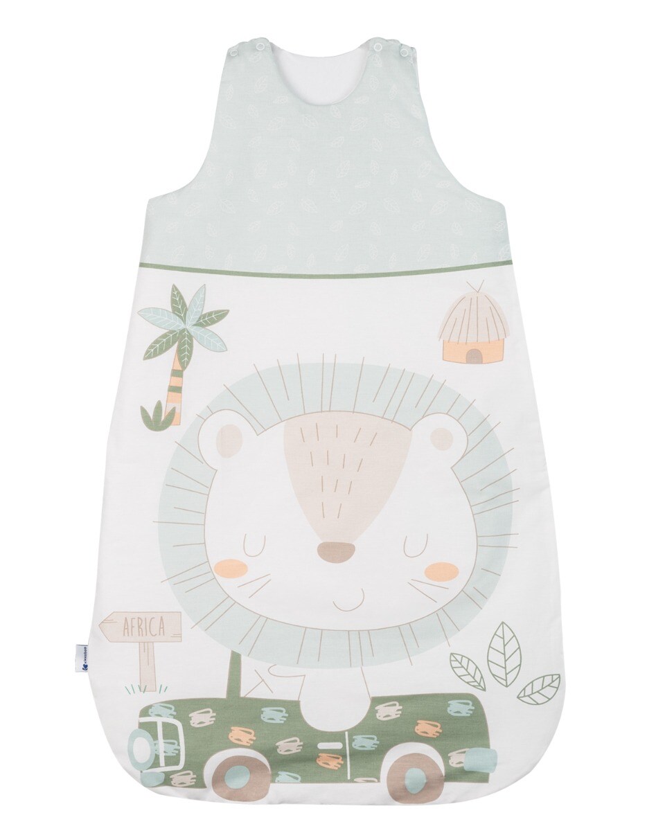 Kikkaboo Baby Schlafsack 0-6 Monate, L&auml;nge 70 cm, 3.3 TOG, Rei&szlig;verschluss gr&uuml;n 