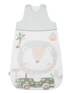 Kikkaboo Baby Schlafsack 0-6 Monate, Länge 70 cm, 3.3 TOG, Reißverschluss grün 